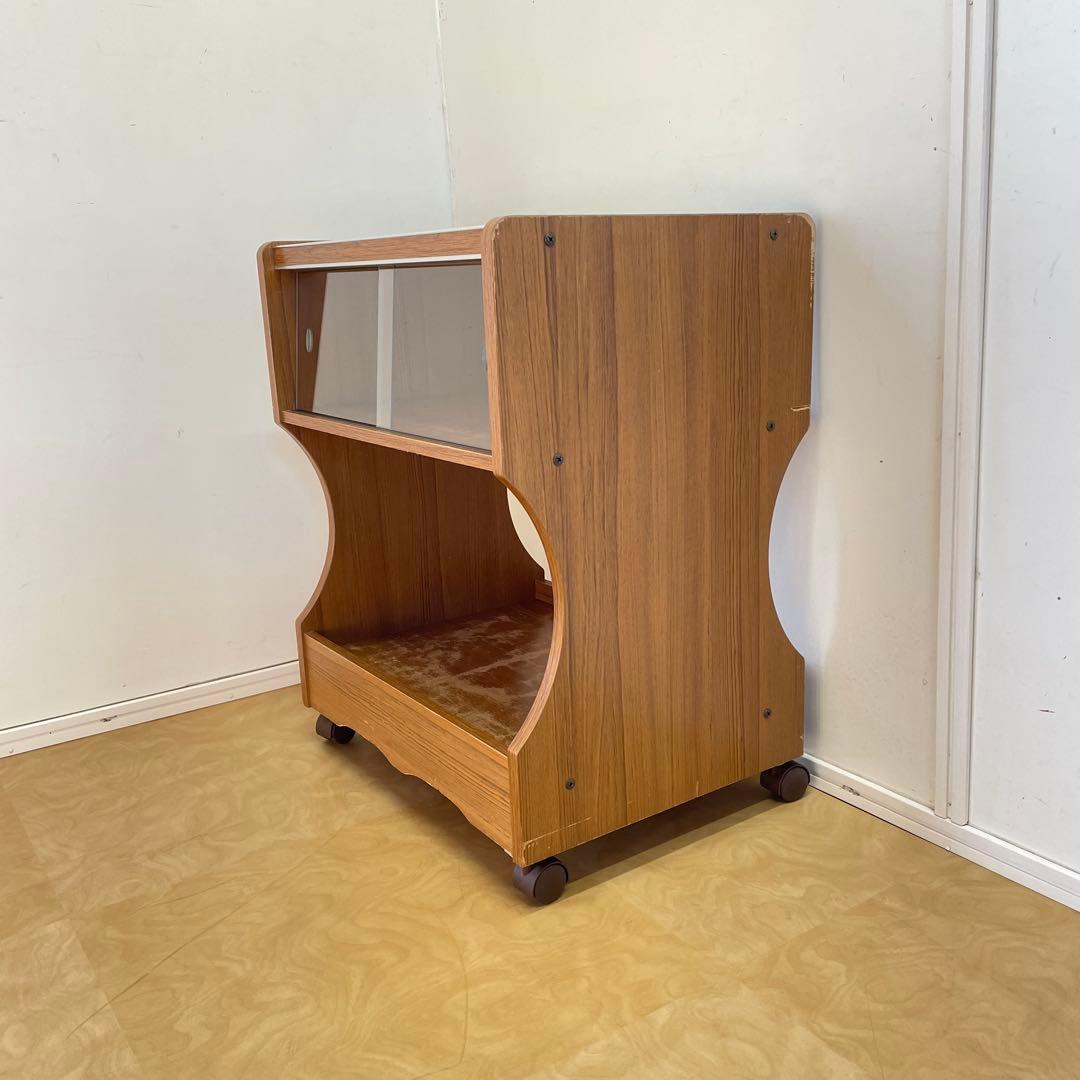 ビンテージ キャスター付ワゴン 収納棚 キャビネット 棚 ラック テーブル