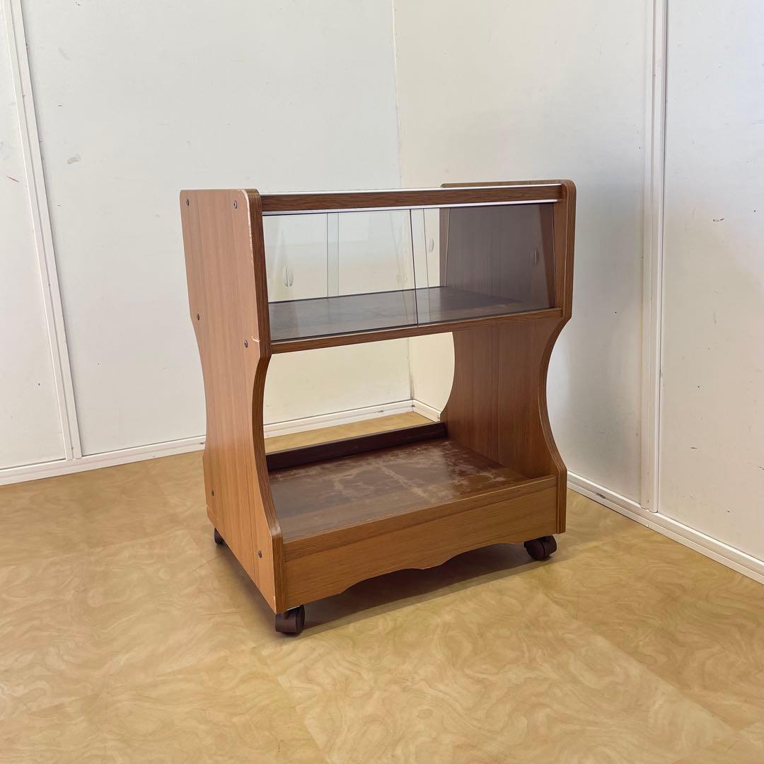 ビンテージ キャスター付ワゴン 収納棚 キャビネット 棚 ラック テーブル