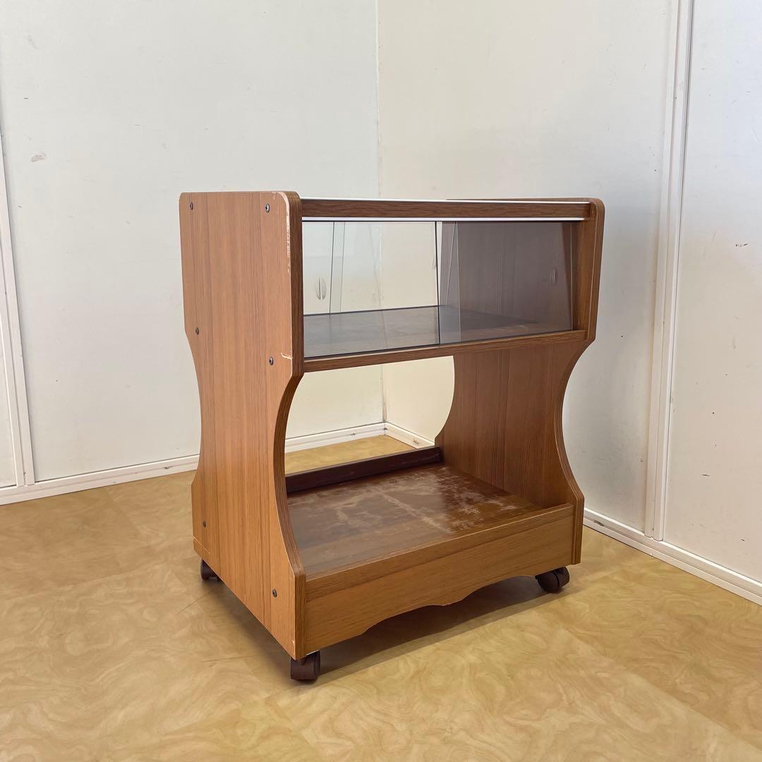 ビンテージ キャスター付ワゴン 収納棚 キャビネット 棚 ラック テーブル