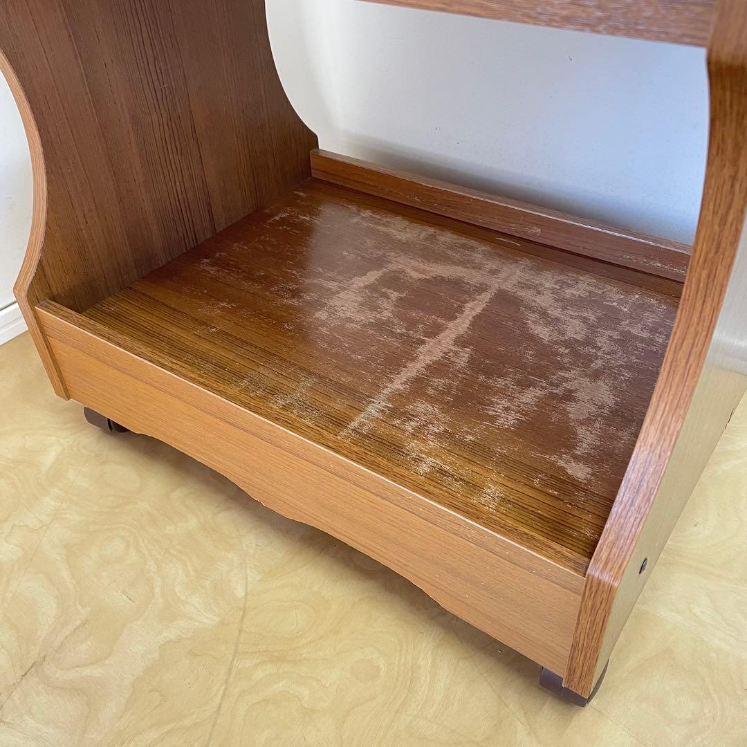 ビンテージ キャスター付ワゴン 収納棚 キャビネット 棚 ラック テーブル