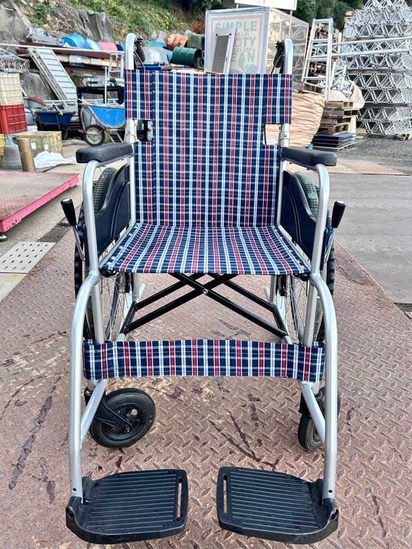 日進医療器 NISSIN NEO-1 自走式車椅子 ノーパンク 取扱説明書付