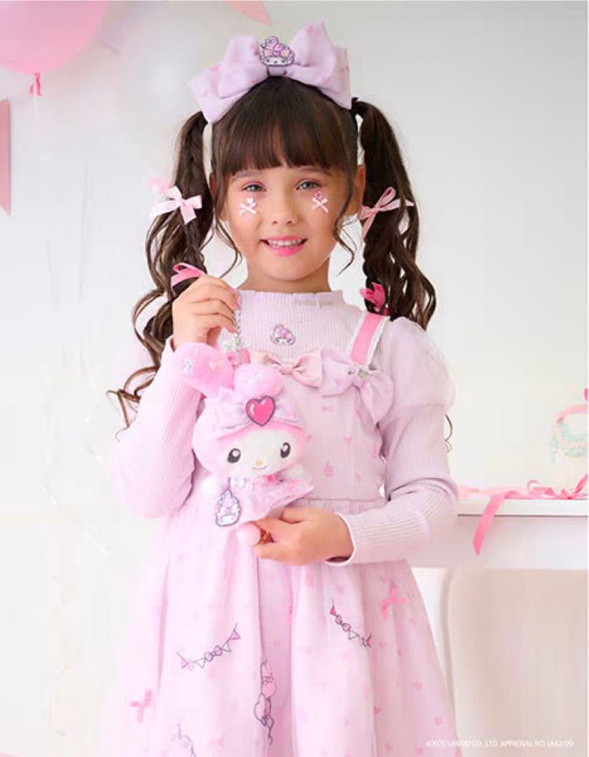 n*n様 美品　メゾピアノ　マイメロディ　テレコTシャツ＆ワンピース　セット　1