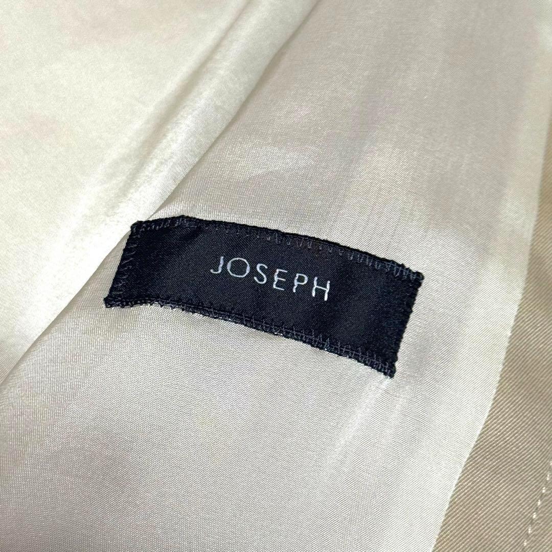 新品タグ付き ジョゼフ 2024年コットンシルクギャバジン ステンカラーコート