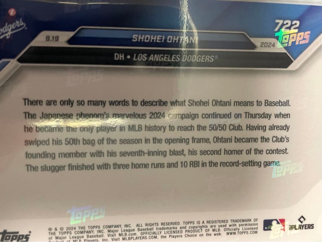 大谷翔平 ボブルヘッド &プリントサイン入りボール& Topps カード