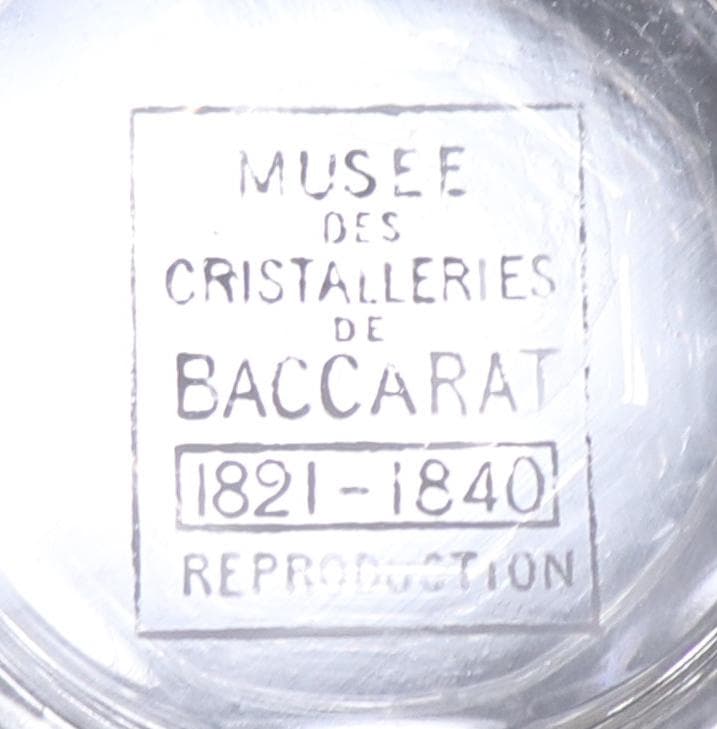 オールド・バカラ パリギャラリーミュージアム限定 1.8kg大型花瓶 ディアマン