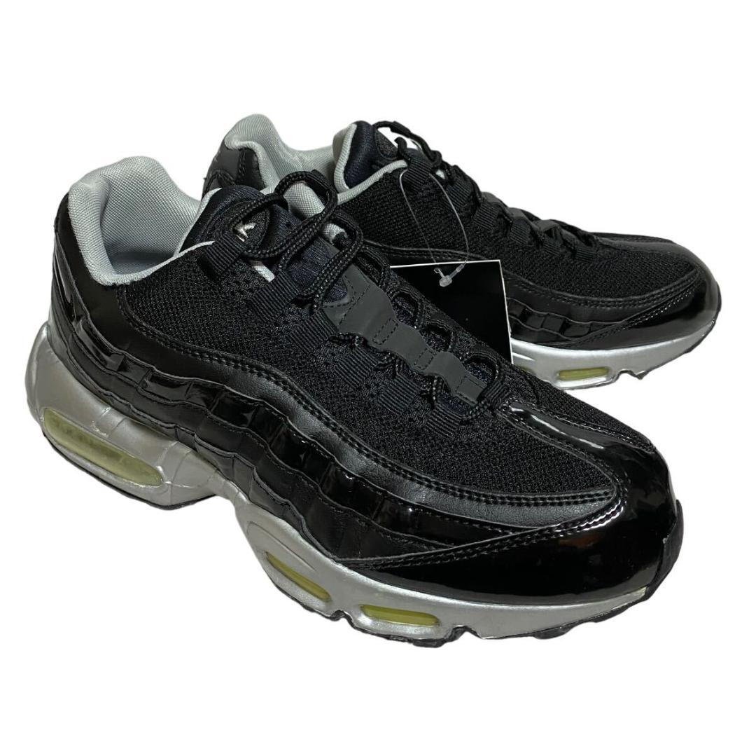 未使用品 10年 NIKE エアマックス 95 黒/銀 US8.5 26.5㎝