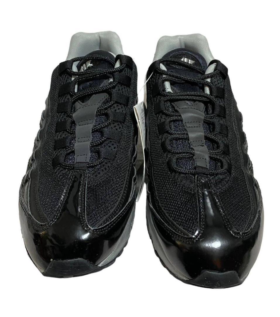 未使用品 10年 NIKE エアマックス 95 黒/銀 US8.5 26.5㎝