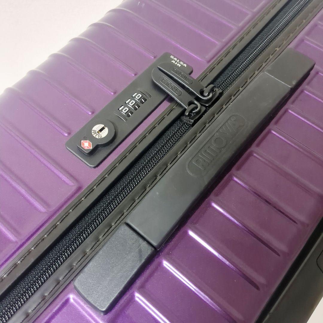 【良品】RIMOWAリモワ サルサエアー 4輪94Ｌ大容量ウルトラバイオレット