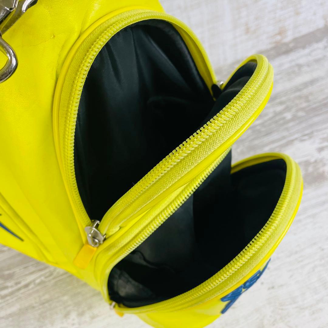 【限定モデル】パーリーゲイツ SMILEワッペンスタンド　キャディバッグ　ライム