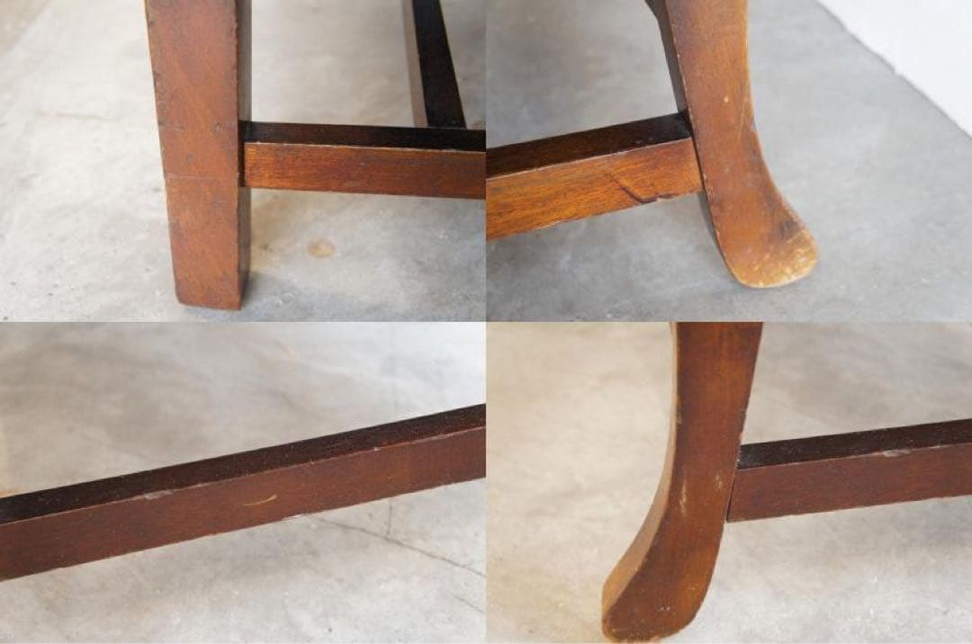 アンティークソファ　本革 ハイバックチェア チェスターフィールド ウィング