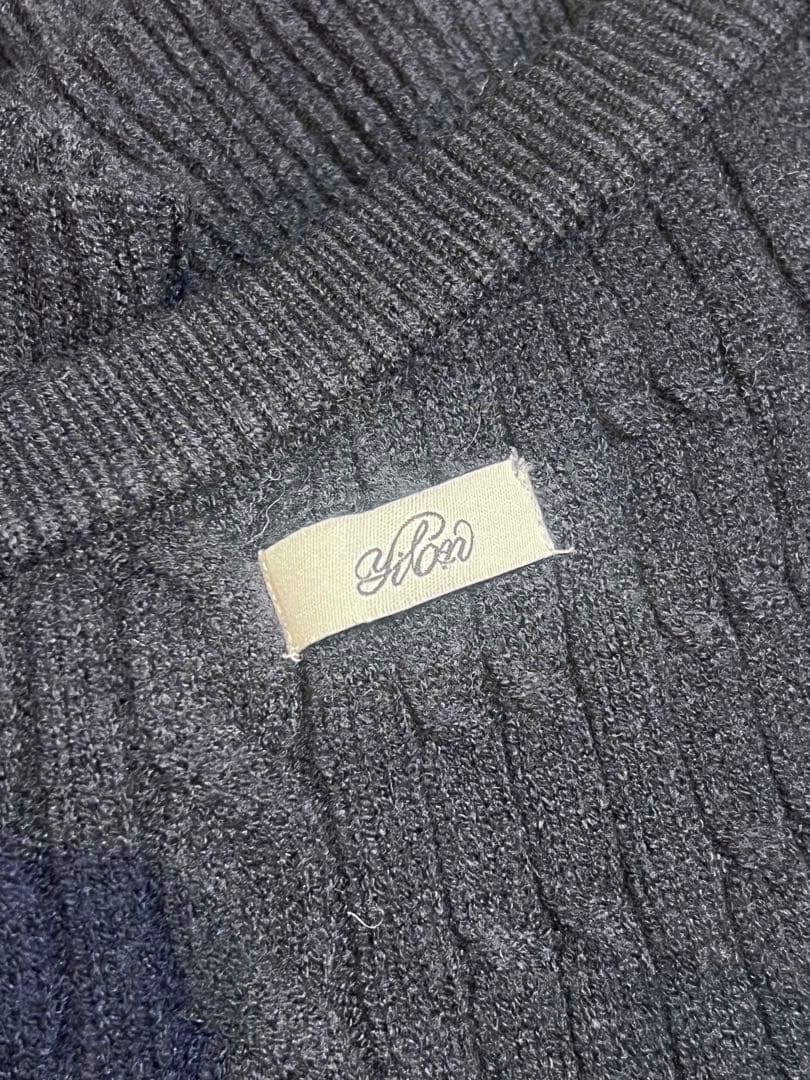 ワンピース YILON ONE SHOULDER CABLE KNIT OP