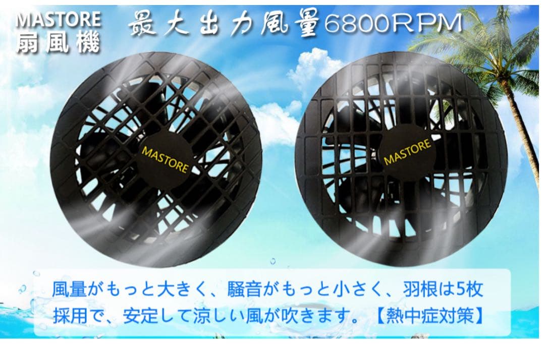フルセット【ファンバッテリー付 グレー2色 4XL 半袖 綿】空調服 空調作業服