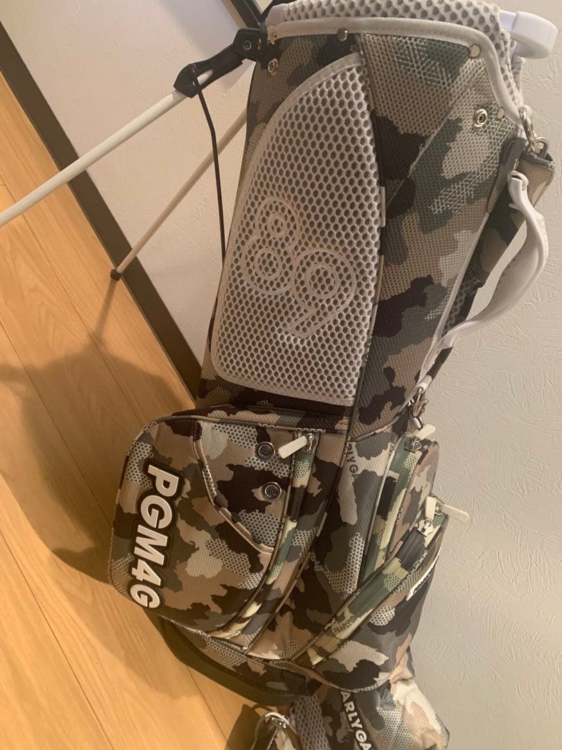 希少完売品パーリーゲイツ カモ キャディバッグヘッドカバー 7点➕カモサブバッグ
