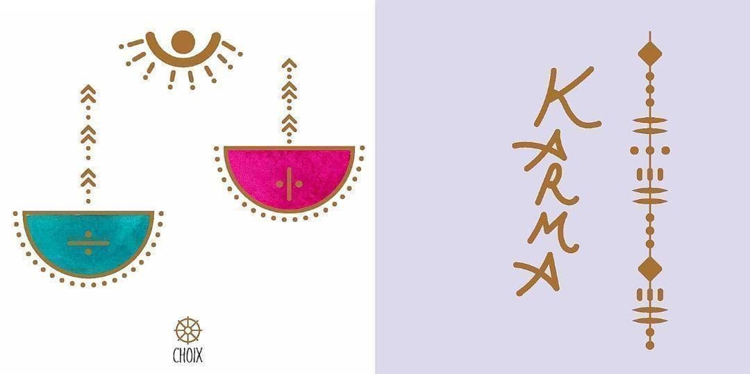 【オラクルカード】フランスの洗練された美麗デッキ✨丸型×金箔押し✨カルマカード