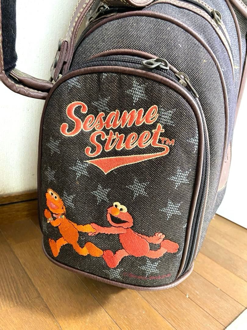 【希少⭐️レア物 】セサミストリート キャディバッグ　ゴルフバッグ