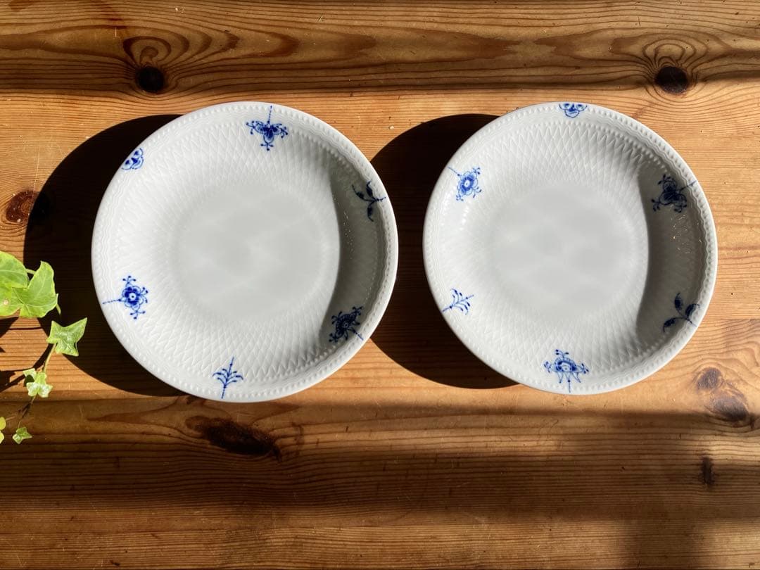 ロイヤルコペンハーゲン 新品ブルーパルメッテブロッサム 20デザート