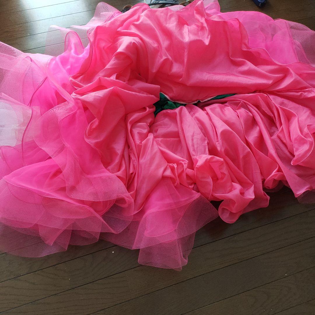 社交ダンスドレスとグローブ