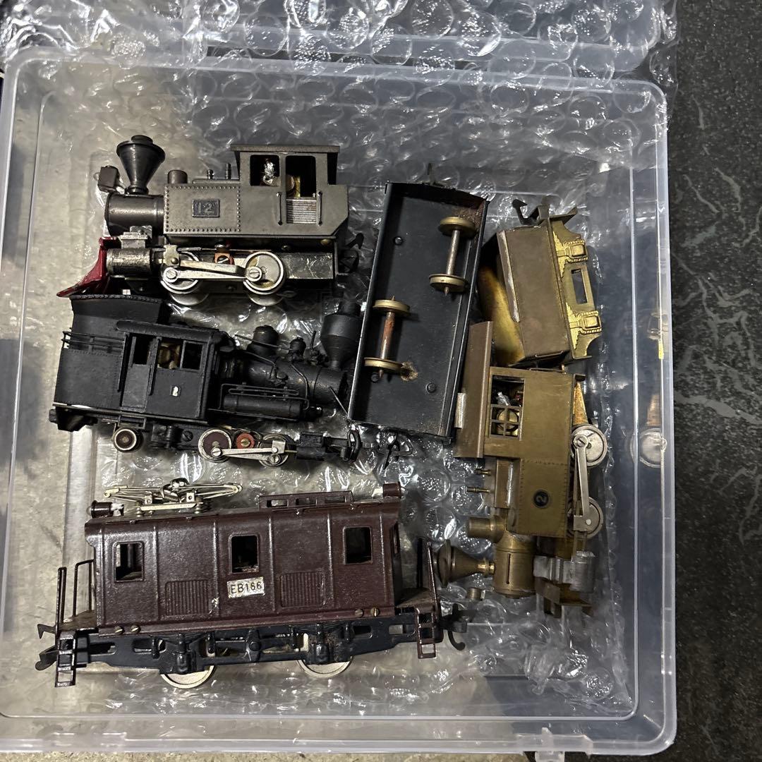 ジャンク 父が集めた蒸気機関車と客車セットHO?