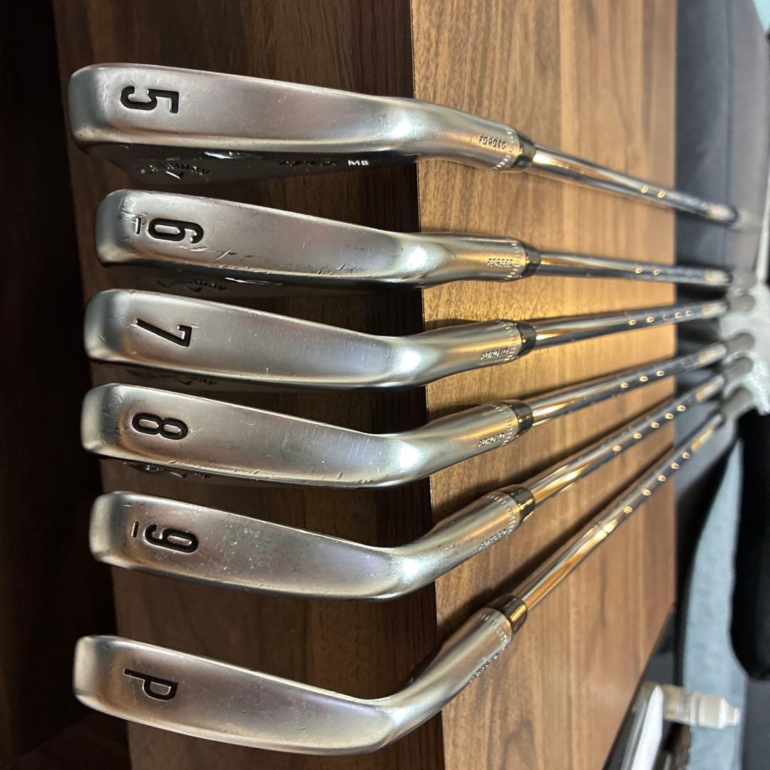 キャロウェイ　APEX MB（2021年）アイアンセット6本ISSUE X100