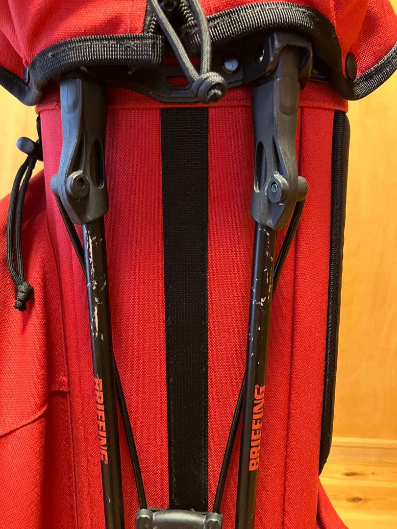 BRIEFING キャディバッグ レッド