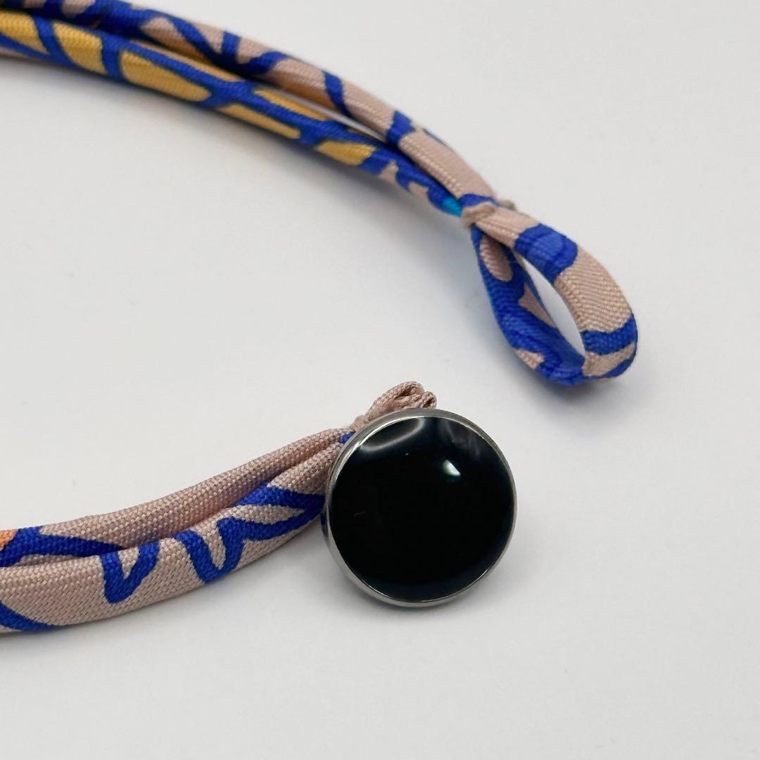 美品✨HERMES エルメス プティアッシュ シルクブレスレット ピンク