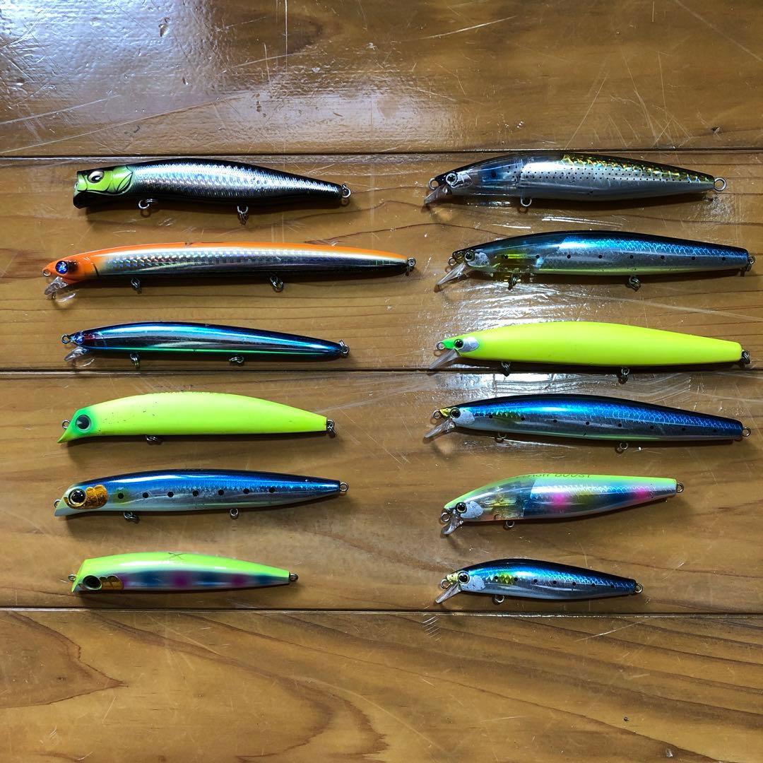 値下げ！シーバス ルアー 12個　カゲロウ　ブローウィン　サイレントアサシン