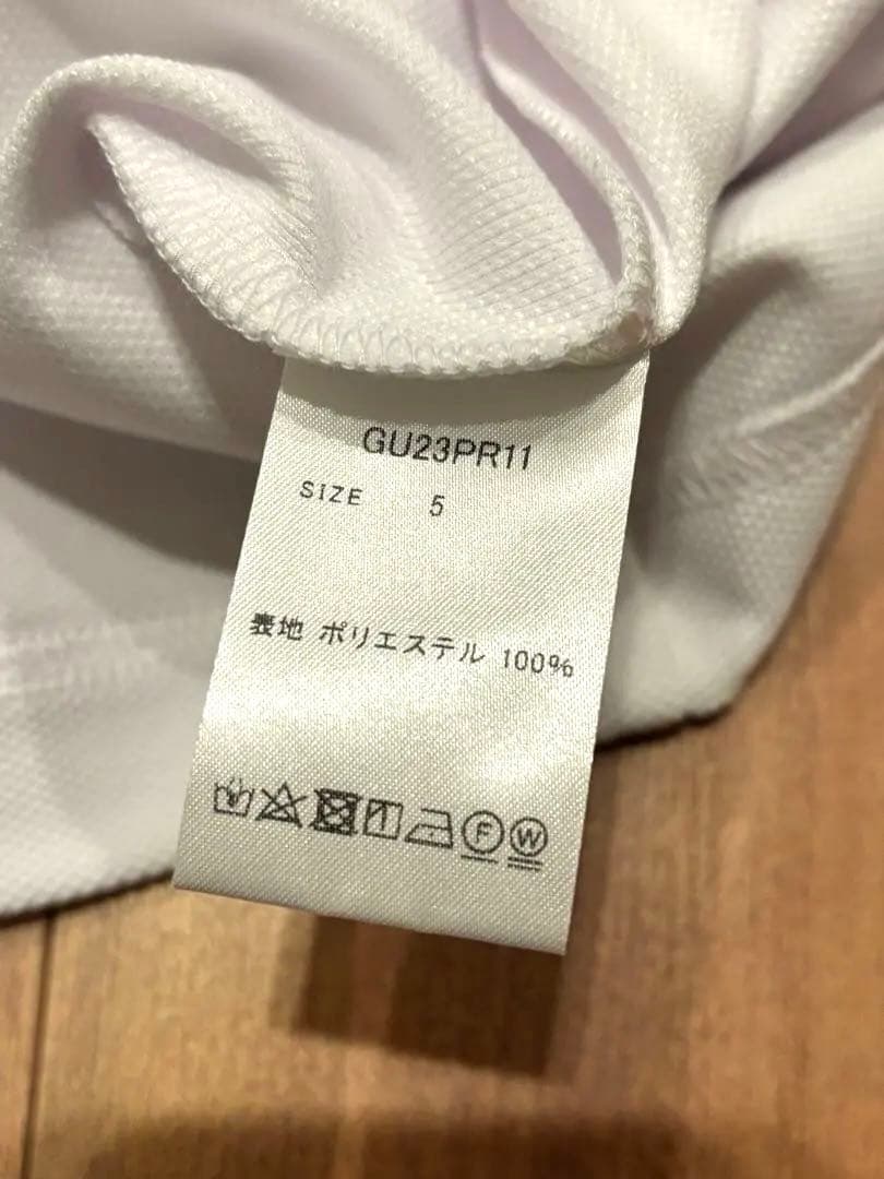 HERG1 エルグワン◇スタンドカラー ポロ　ホワイトL