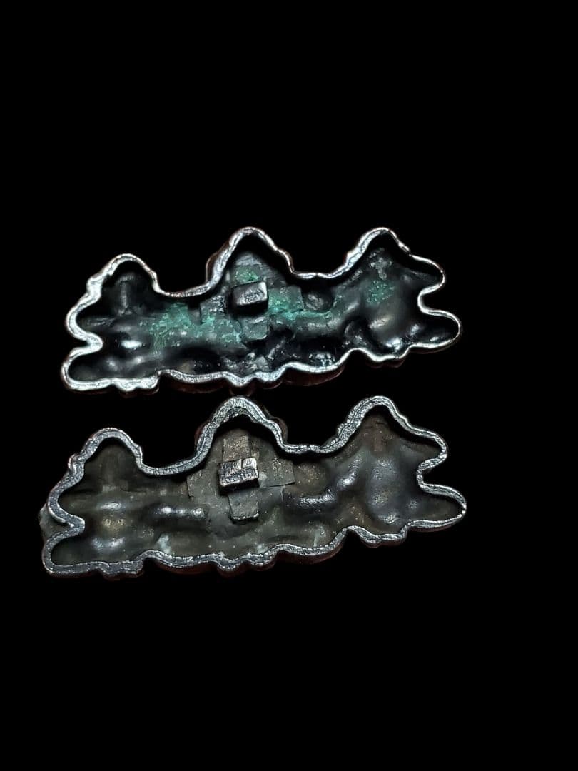 日本刀の刀装具　目貫　見ざる聞かざる言わざる