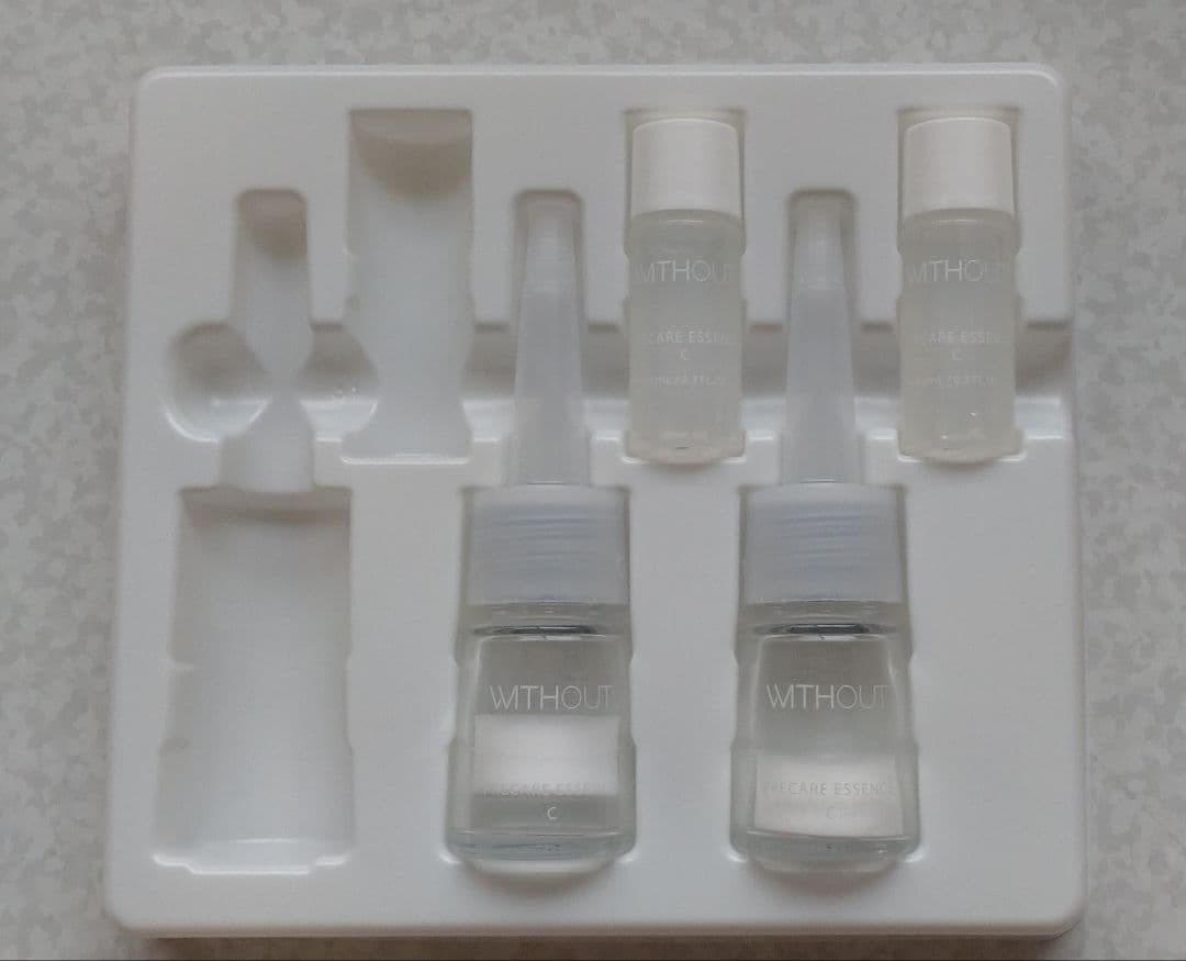 WITHOUT ウィズアウト プレケアエッセンスC 2本セット