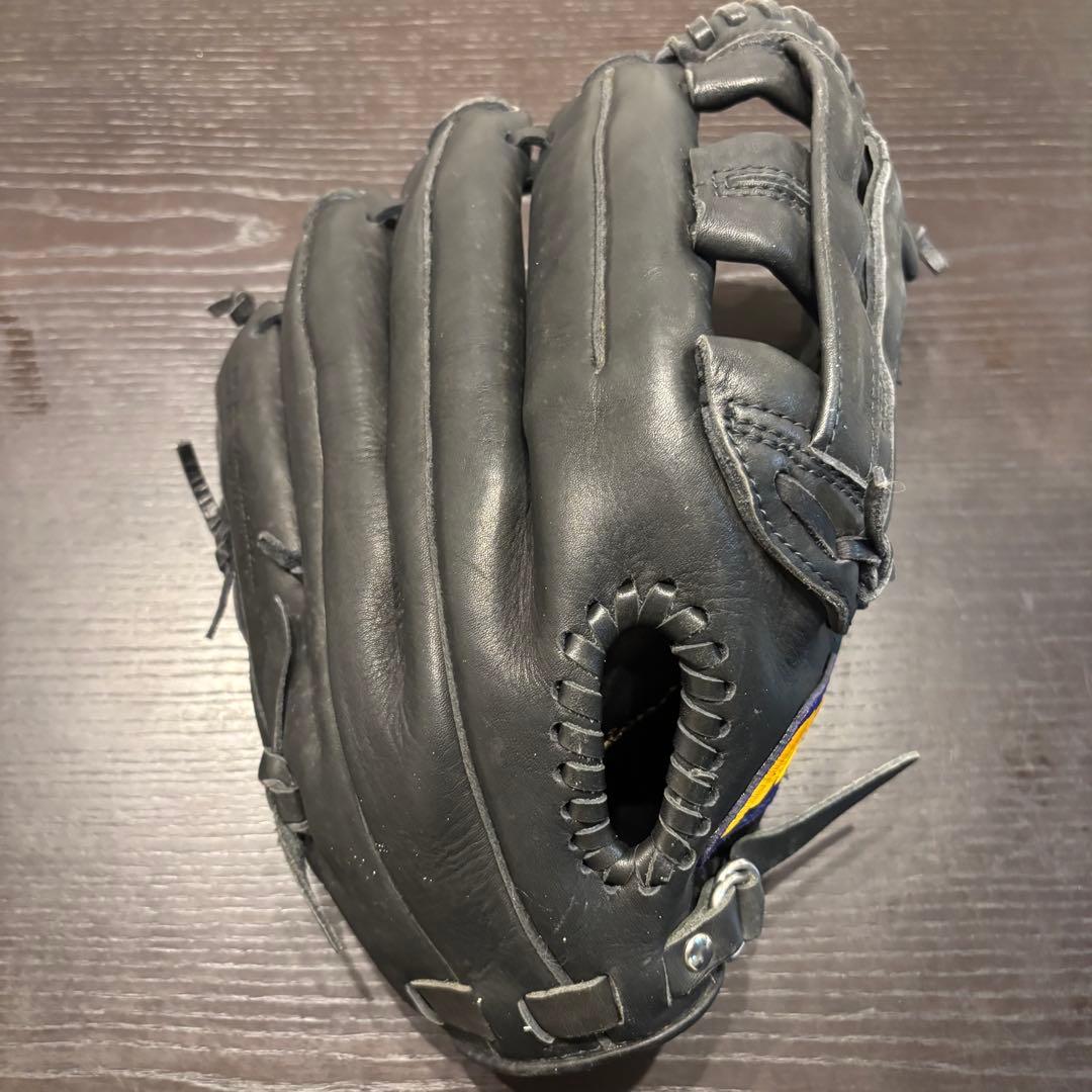 ミズノ ワールドウイン プロフェッショナル 内野手用 一般軟式 グローブ 黒