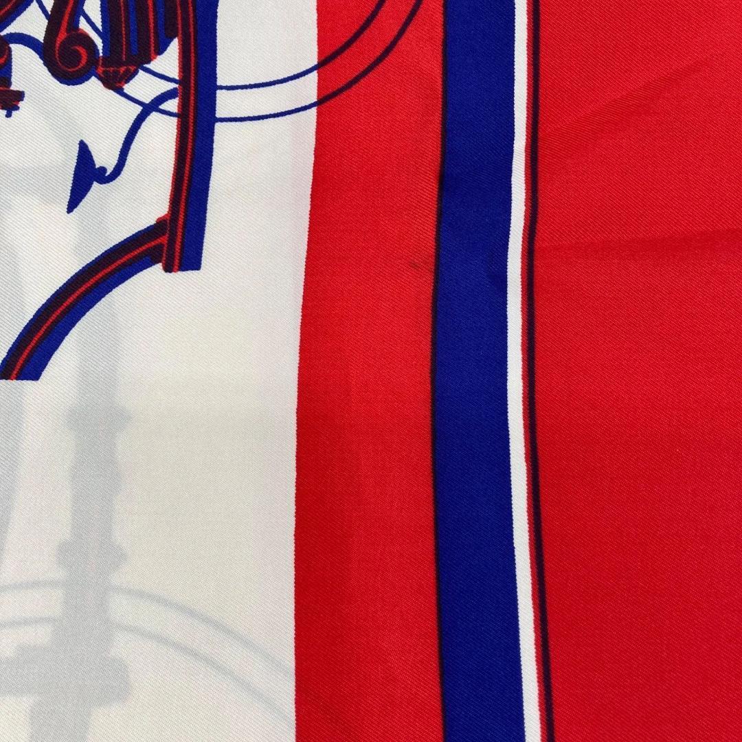 11712✨エルメス タグあり スカーフ カレ90 カレ エクスリブリス ホース