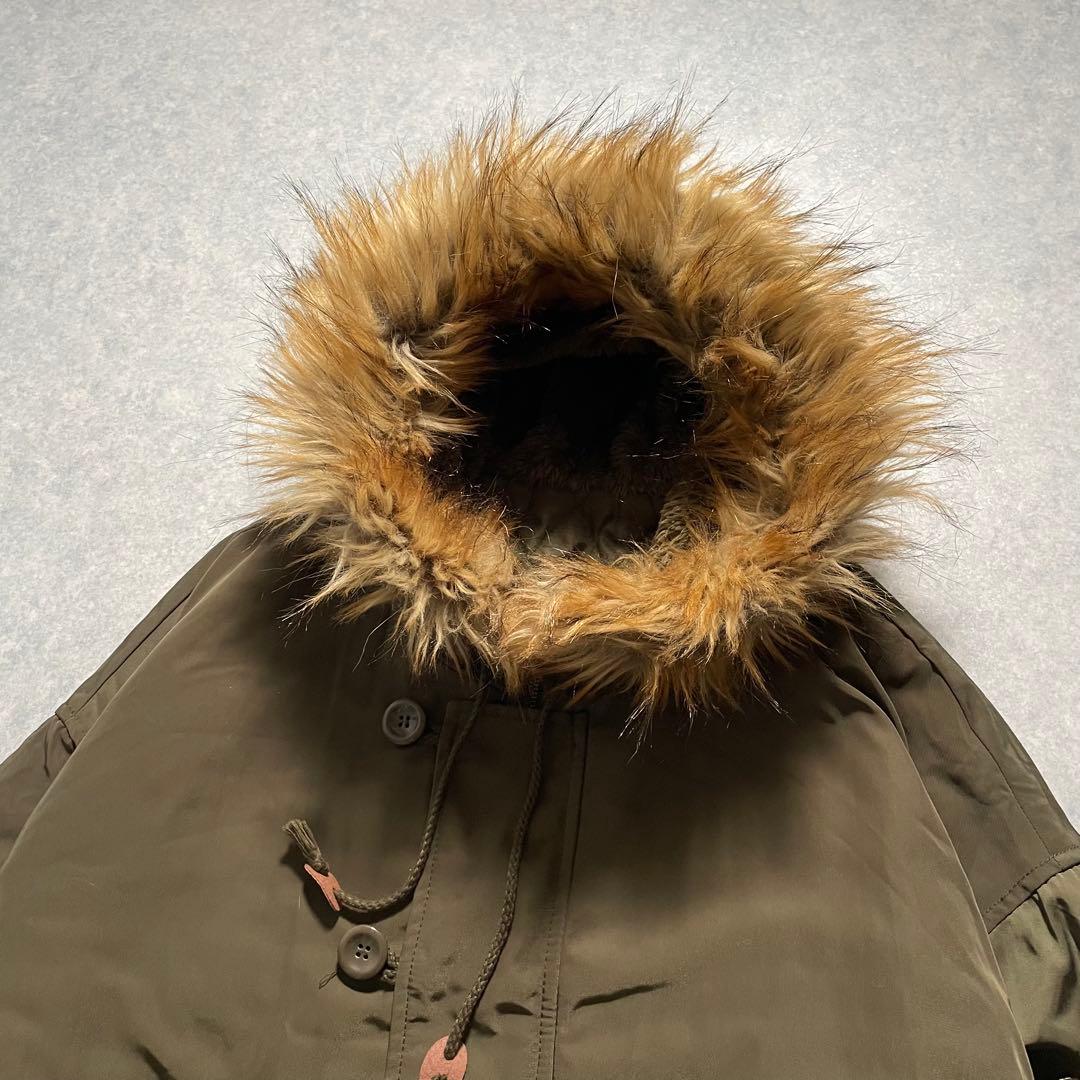 00s y2k ファージャケット 平成ギャル N-2B グランジ 短丈 カーキ