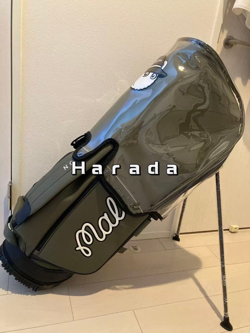 即日発送 Malbon ゴルフキャディバッグ オリーブグリーン