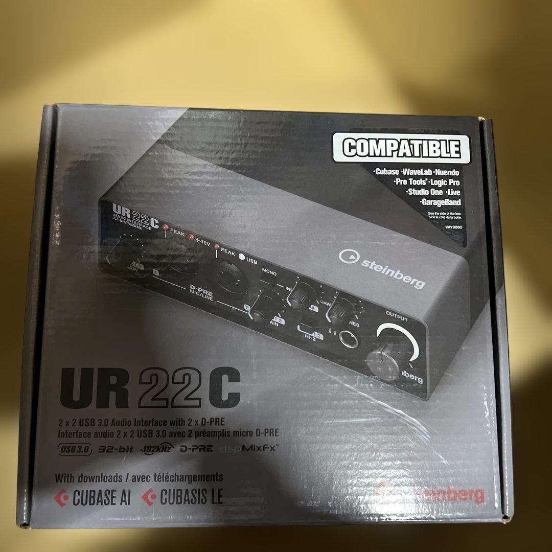 【未使用】Steinberg UR22C オーディオインターフェース
