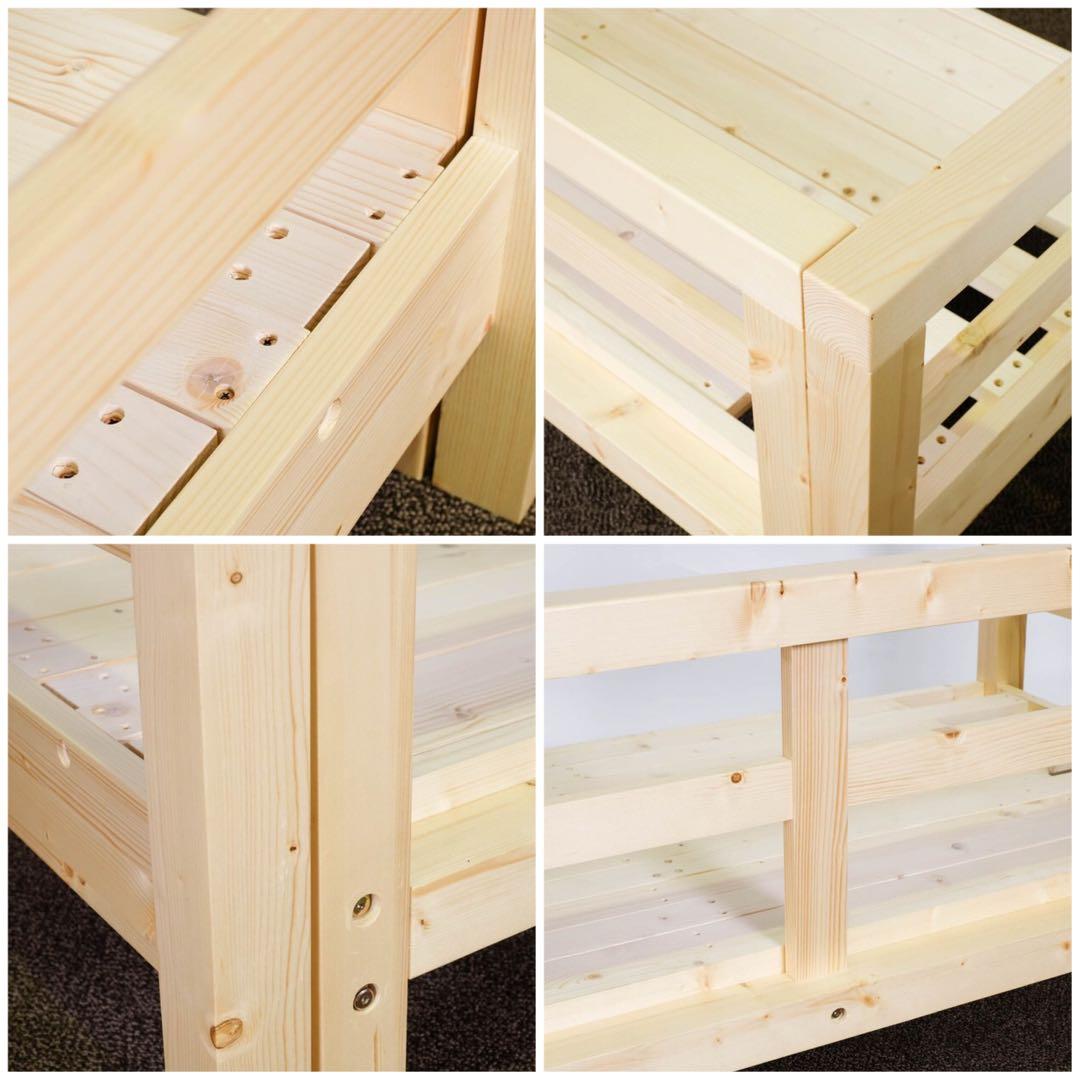 D 新品 北欧 パイン材 ソファベッド ブラウン すのこベッド ソファ ベッド