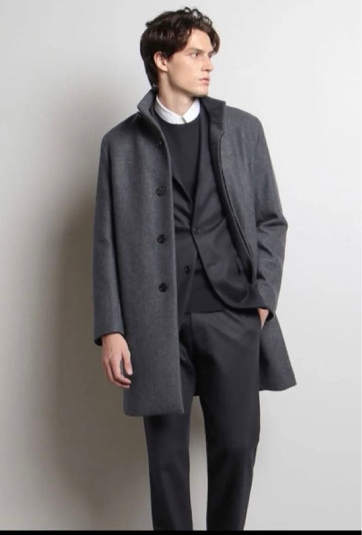 セオリー☆メンズスタンドメランジコートBELVIN 未使用8.4万 - メルカリ