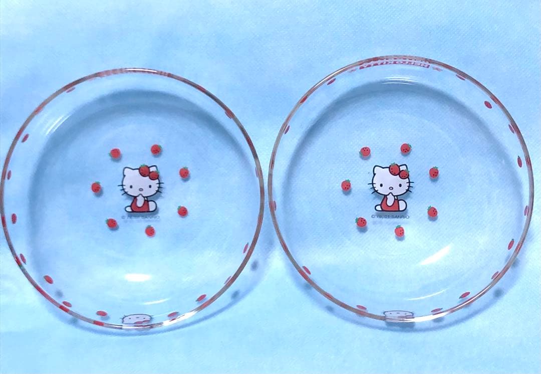 サンリオ　ハローキティ　2001年製　 　レア 希少　デザートボウル　セット