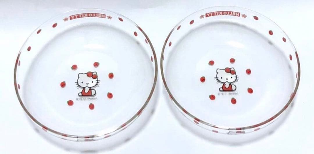 サンリオ　ハローキティ　2001年製　 　レア 希少　デザートボウル　セット
