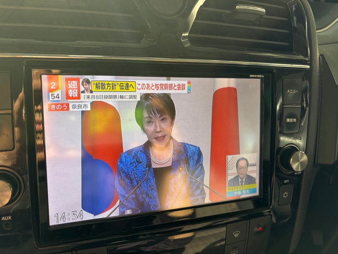 日産純正　カーナビ　MM515D-L CQ-UN557J0CJ パナソニック製