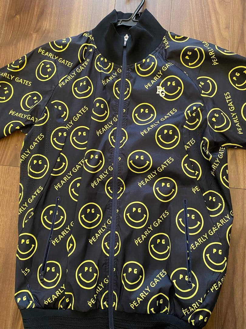 美品✨【PEARLY GATES／国内正規品】ブルゾン スマイル ブラック