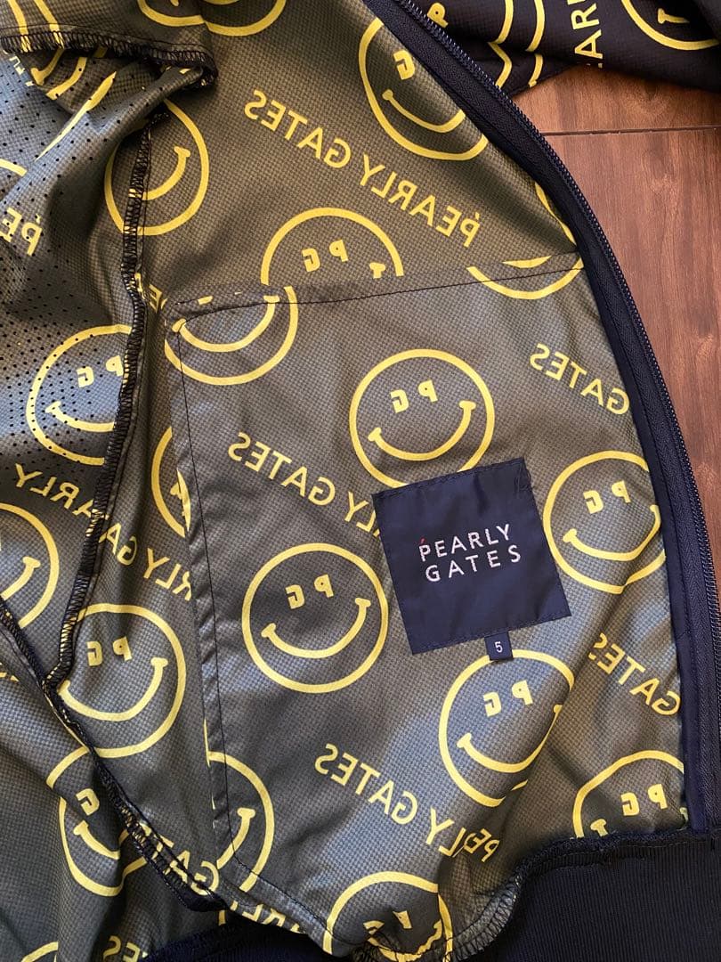 美品✨【PEARLY GATES／国内正規品】ブルゾン スマイル ブラック