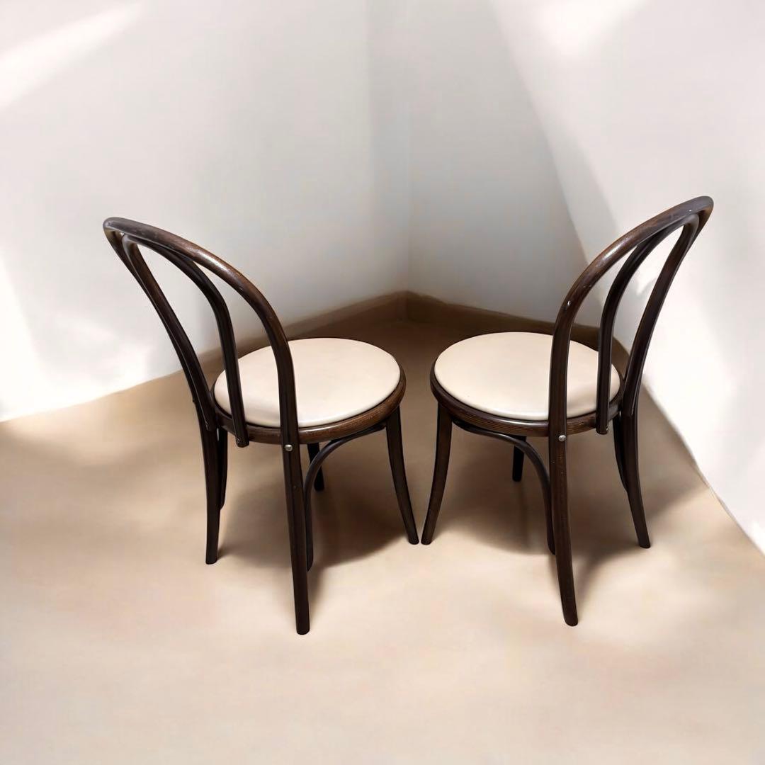 空間を彩る✨ベントウッドチェア 2脚セット 曲げ木 名作デザイン ダイニング