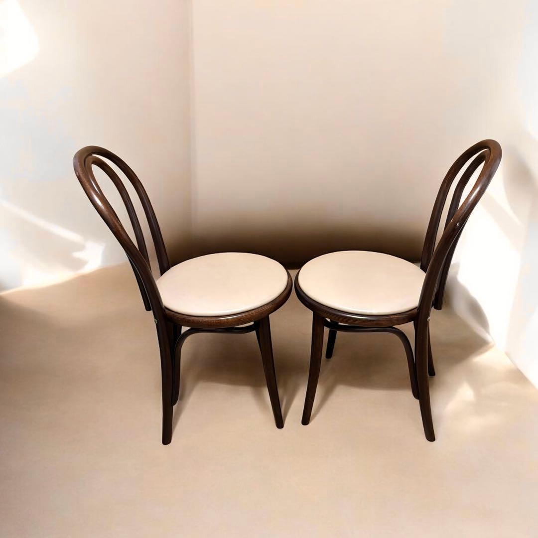 空間を彩る✨ベントウッドチェア 2脚セット 曲げ木 名作デザイン ダイニング