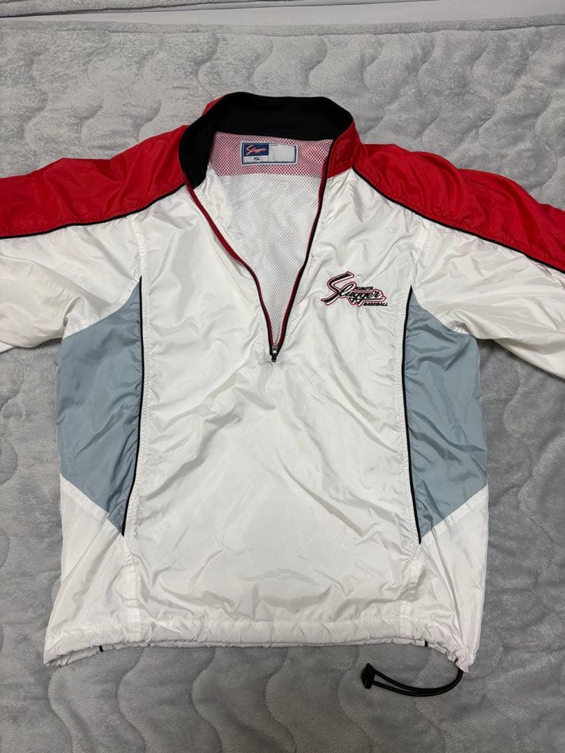 久保田スラッガー　スポーツウェア ジャケット パンツセットSサイズ　赤白