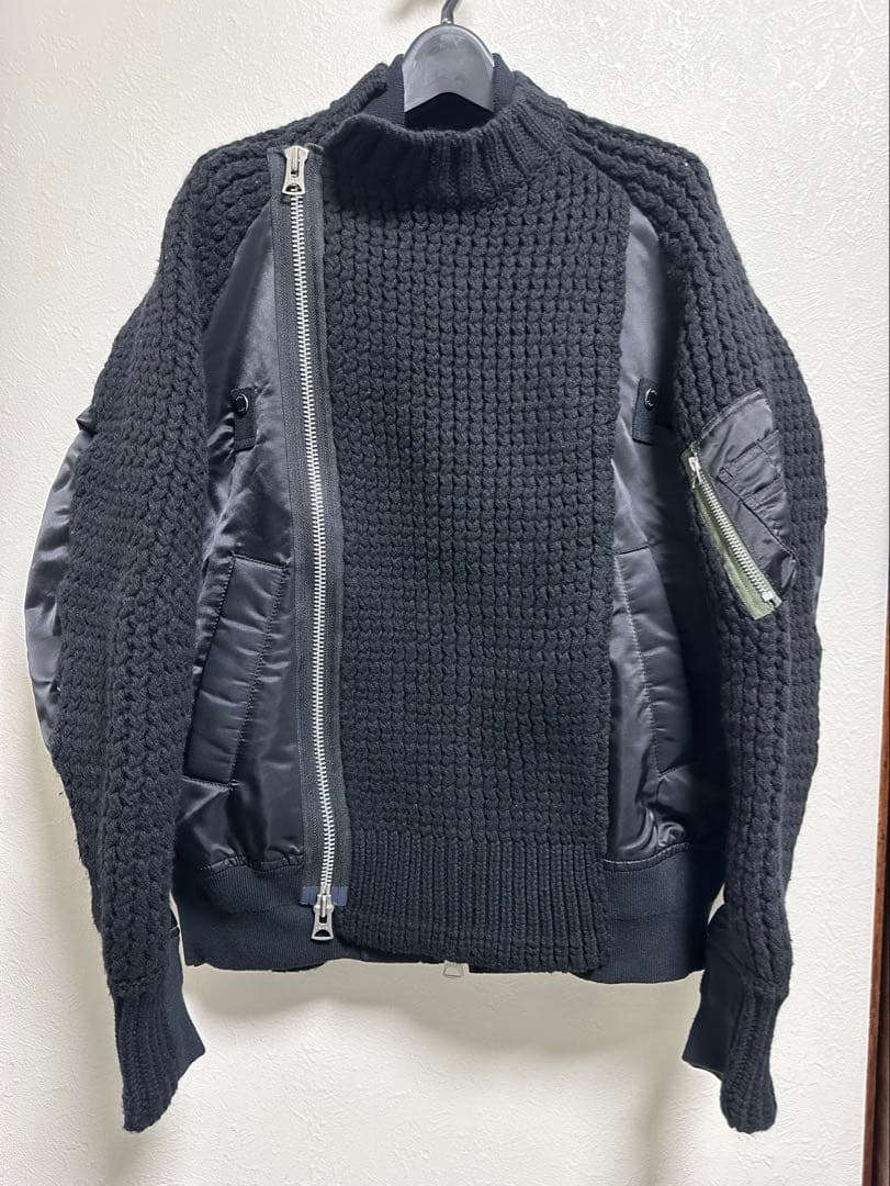 ジャケット・アウター sacai 23AW Nylon Twill Knit Boulson