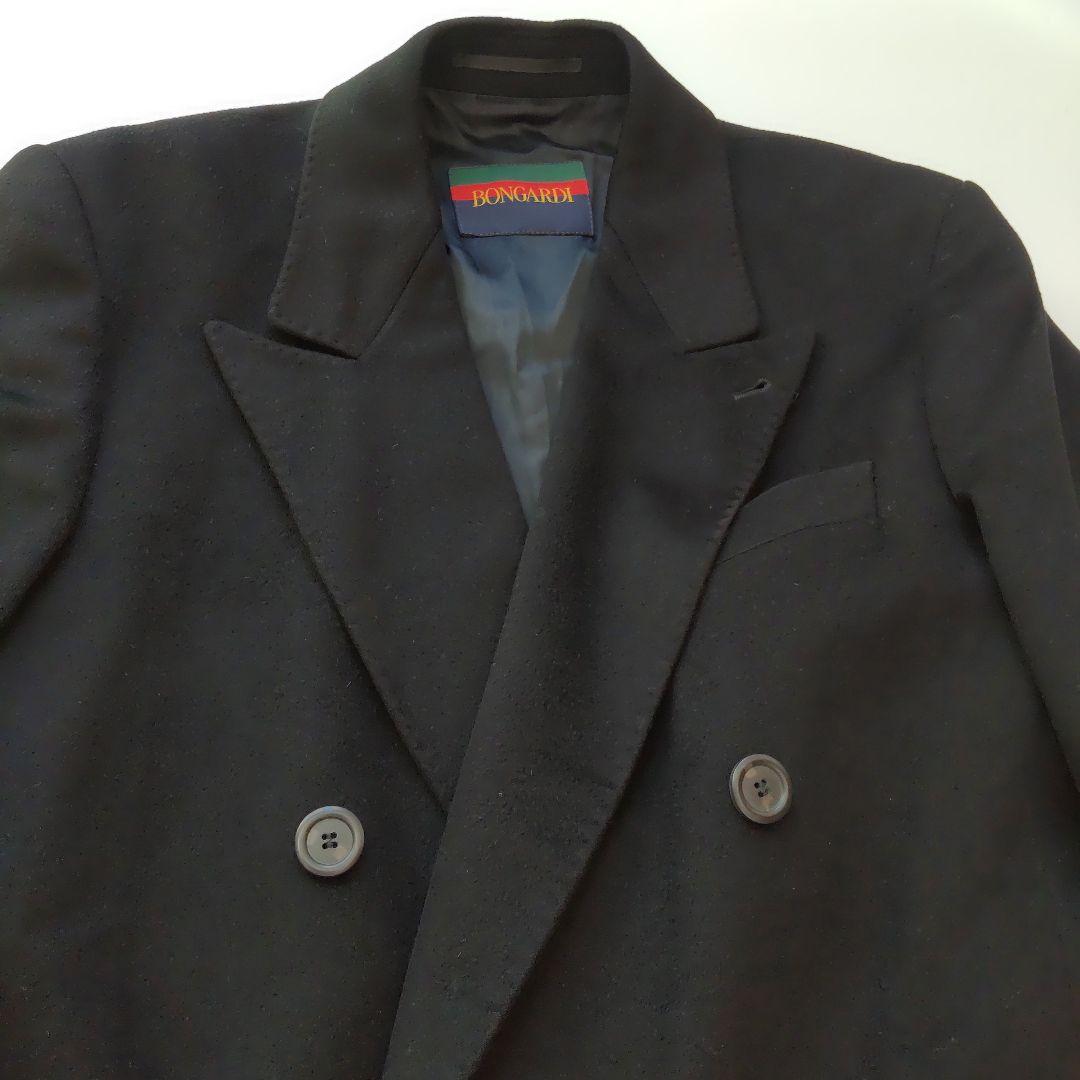 美品 コロンボ カシミヤ イタリア製 ロング ダブル チェスターコート XL