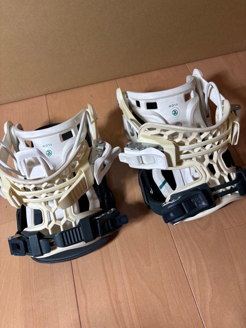 FLOW Mayon ビンディング ホワイト/グリーン 22-23レディース