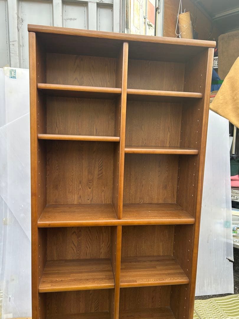 木製オープンシェルフ ブラウン 6棚　　※直接引き渡し希望！