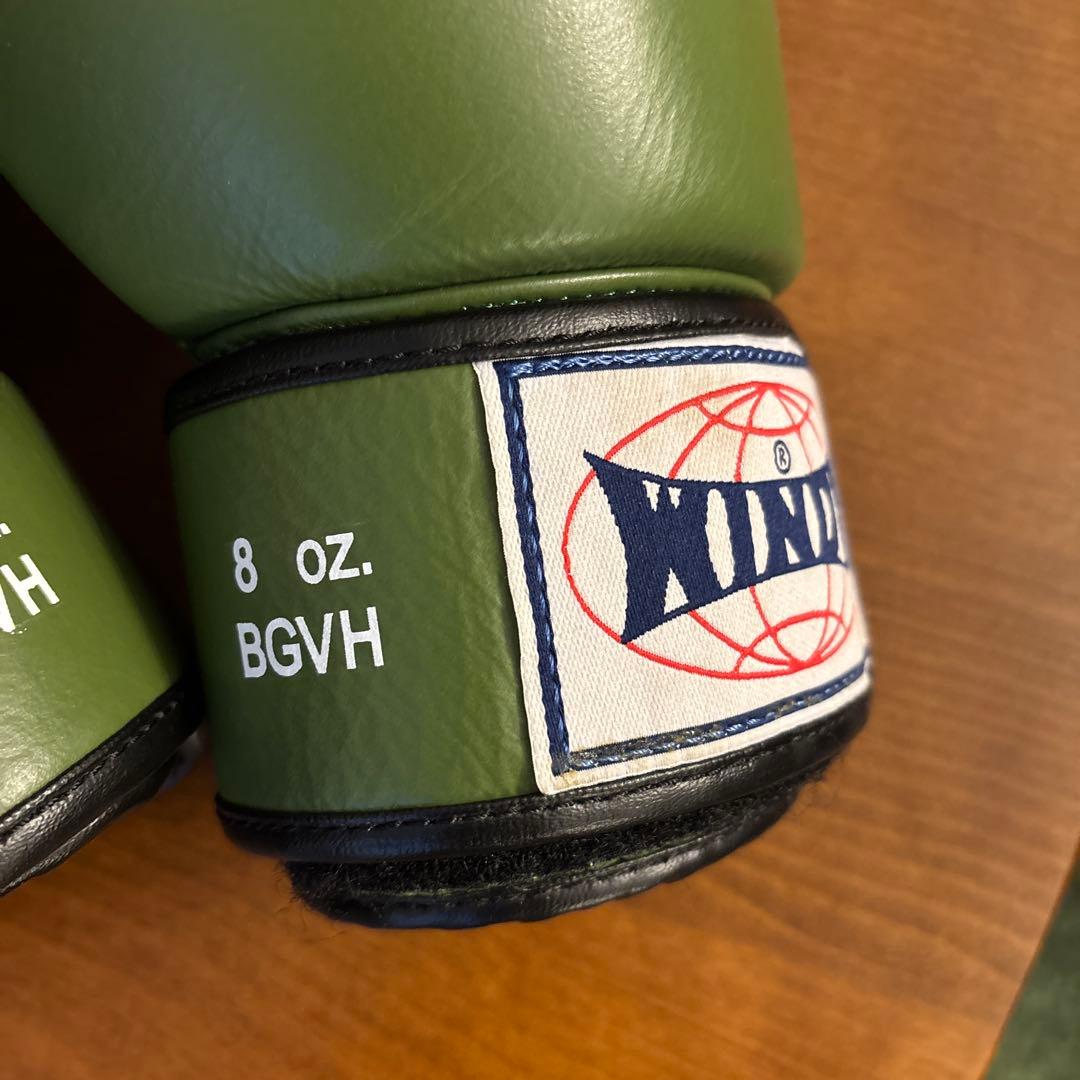 WINDY ボクシンググローブ 8oz オリーブグリーン