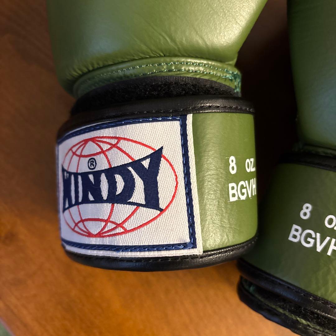 WINDY ボクシンググローブ 8oz オリーブグリーン